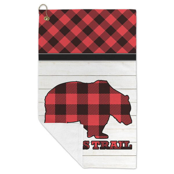 Lumberjack Plaid Microfiber Golf Towels - FOLD