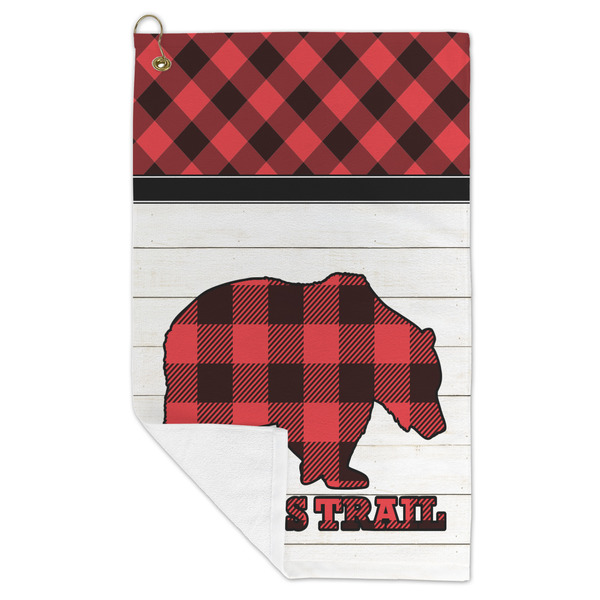 Lumberjack Plaid Microfiber Golf Towels - FOLD