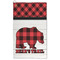 Lumberjack Plaid Microfiber Golf Towel (Personalized)