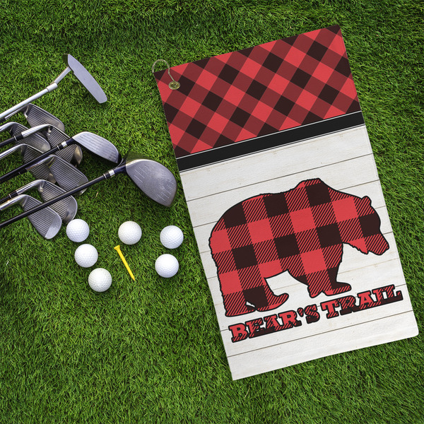 Lumberjack Plaid Microfiber Golf Towels - LIFESTYLE