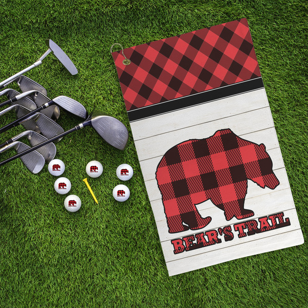 Lumberjack Plaid Microfiber Golf Towels - LIFESTYLE