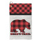 Lumberjack Plaid Microfiber Golf Towel - Small (Personalized)