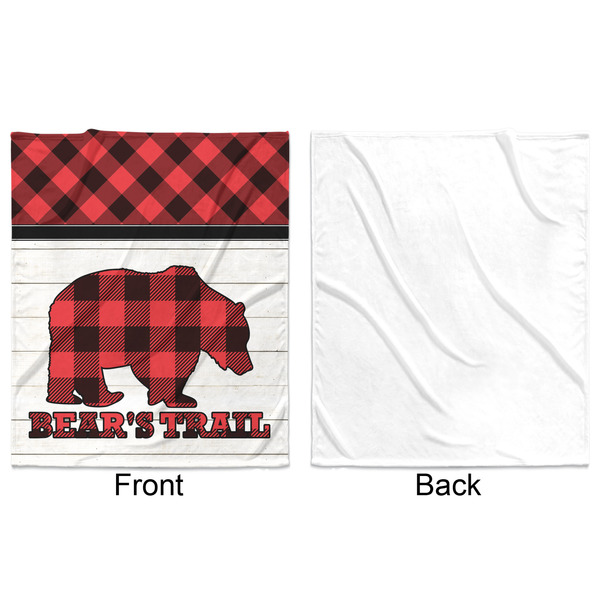 Lumberjack Plaid Minky Blanket - 50"x60" - Single Sided - Front & Back