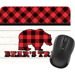 Lumberjack Plaid Rectangular Mouse Pad (Personalized)