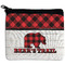 Lumberjack Plaid Rectangular Coin Purse (Personalized)