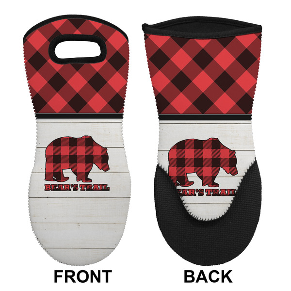 Lumberjack Plaid Neoprene Oven Mitt (Front & Back)