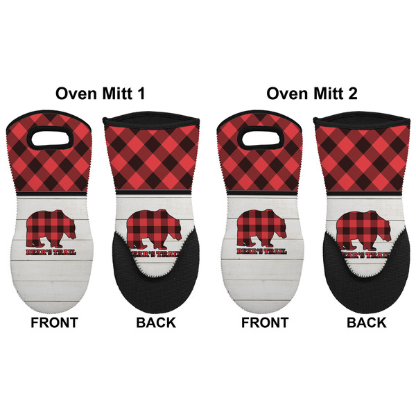 Lumberjack Plaid Neoprene Oven Mitt - Set of 2 - Approval