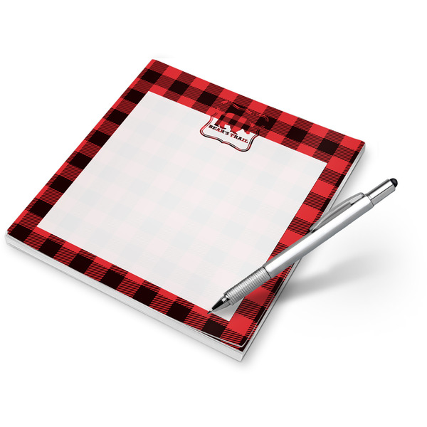 Custom Lumberjack Plaid Notepad (Personalized)