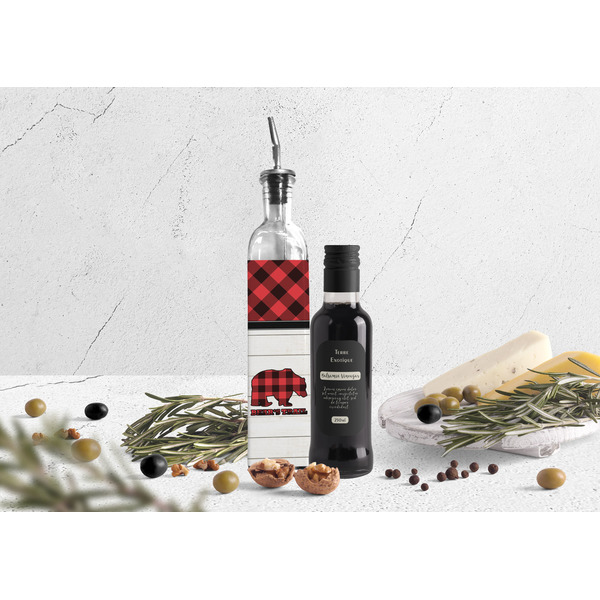 Lumberjack Plaid Oil Dispenser Bottle - Lifestyle Photo