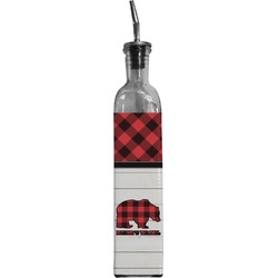 Lumberjack Plaid Oil Dispenser Bottle (Personalized)