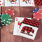 Lumberjack Plaid On Table with Poker Chips