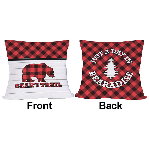 Lumberjack Plaid Outdoor Pillow - 16x16