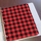 Lumberjack Plaid Page Dividers - Set of 5 - In Context