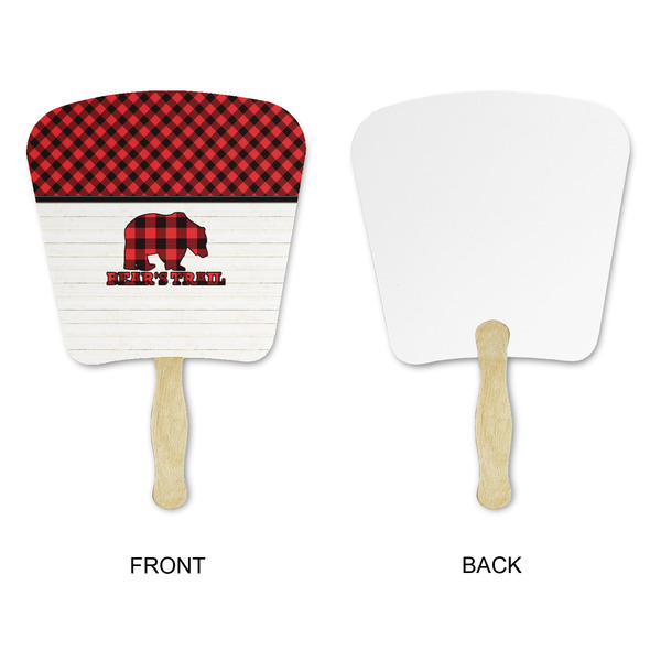 Lumberjack Plaid Paper Fans - Approval