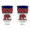 Lumberjack Plaid Party Cup Sleeves - without bottom - Approval
