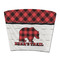 Lumberjack Plaid Party Cup Sleeves - without bottom - FRONT (flat)