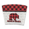 Lumberjack Plaid Party Cup Sleeve - without bottom (Personalized)