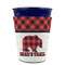 Lumberjack Plaid Party Cup Sleeves - without bottom - FRONT (on cup)