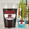 Lumberjack Plaid Party Cups - 16oz - In Context