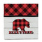 Lumberjack Plaid Party Favor Gift Bag - Gloss - Front