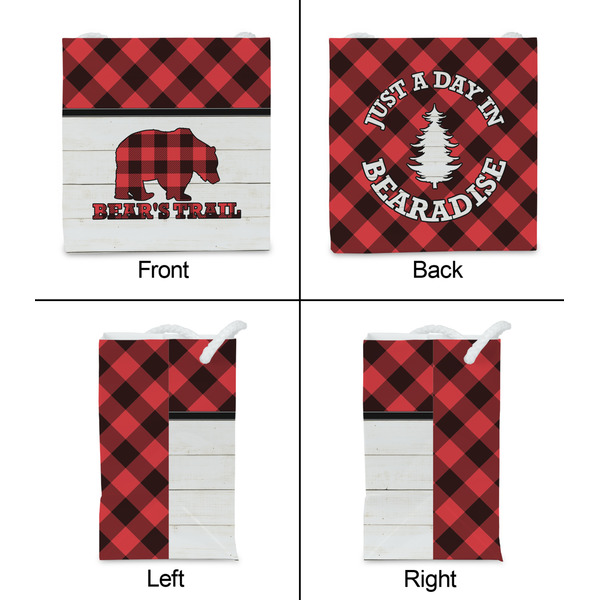 Lumberjack Plaid Party Favor Gift Bag - Matte - Approval