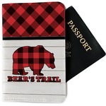 Lumberjack Plaid Passport Holder - Fabric (Personalized)