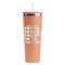 Lumberjack Plaid RTIC Everyday Tumbler with Straw - 28oz - Peach - Single-Sided (Personalized)