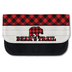Lumberjack Plaid Canvas Pencil Case w/ Name or Text