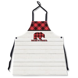 Lumberjack Plaid Apron Without Pockets w/ Name or Text