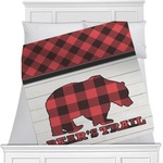 Lumberjack Plaid Minky Blanket - Toddler / Throw - 60"x50" - Single Sided (Personalized)