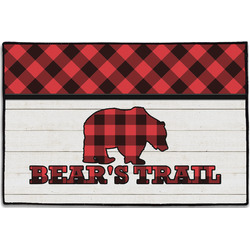 Lumberjack Plaid Door Mat - 36"x24" (Personalized)