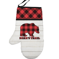 Lumberjack Plaid Left Oven Mitt (Personalized)