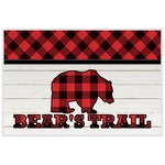 Lumberjack Plaid Laminated Placemat w/ Name or Text
