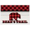 Lumberjack Plaid Personalized Placemat (Front)