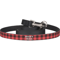 Lumberjack Plaid Dog Leash (Personalized)