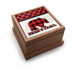 Lumberjack Plaid Pet Urn w/ Name or Text