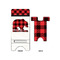 Lumberjack Plaid Phone Stand - Front & Back
