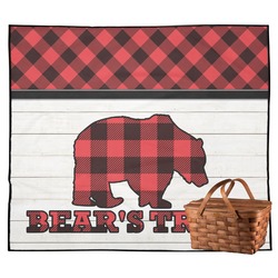Lumberjack Plaid Outdoor Picnic Blanket (Personalized)