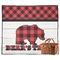 Lumberjack Plaid Outdoor Picnic Blanket (Personalized)