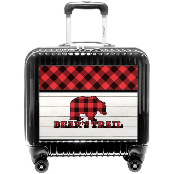 Custom Lumberjack Plaid Pilot / Flight Suitcase (Personalized)