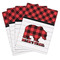 Lumberjack Plaid Playing Cards - Hand Back View
