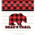 Lumberjack Plaid Iron On Faux Pocket (Personalized)