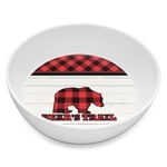 Lumberjack Plaid Melamine Bowl - 8 oz (Personalized)