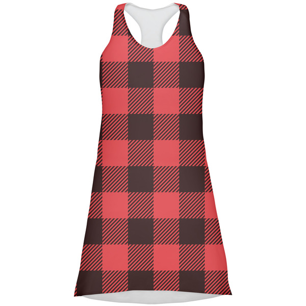 Custom Lumberjack Plaid Racerback Dress - Medium
