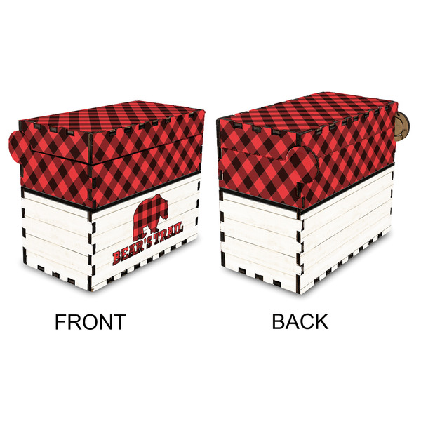 Lumberjack Plaid Recipe Box - Full Color - Approval