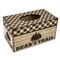 Lumberjack Plaid Rectangle Tissue Box Covers - Wood - Front