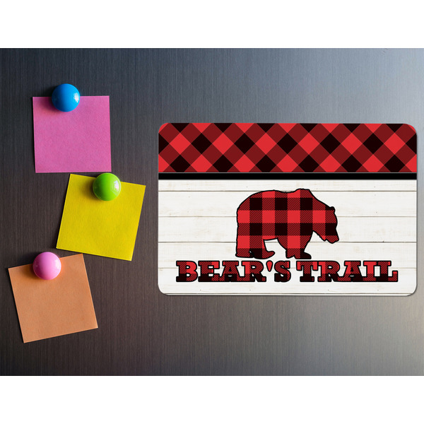 Lumberjack Plaid Rectangular Fridge Magnet - LIFESTYLE