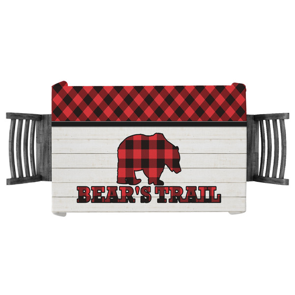 Custom Lumberjack Plaid Tablecloth - 58"x58" (Personalized)