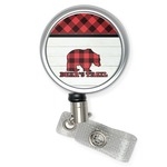 Lumberjack Plaid Retractable Badge Reel (Personalized)