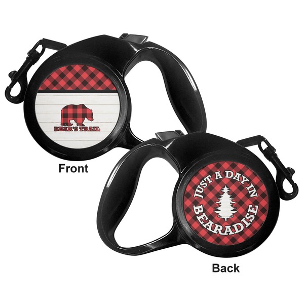 Lumberjack Plaid Retractable Dog Leash - Medium Large - Apvl